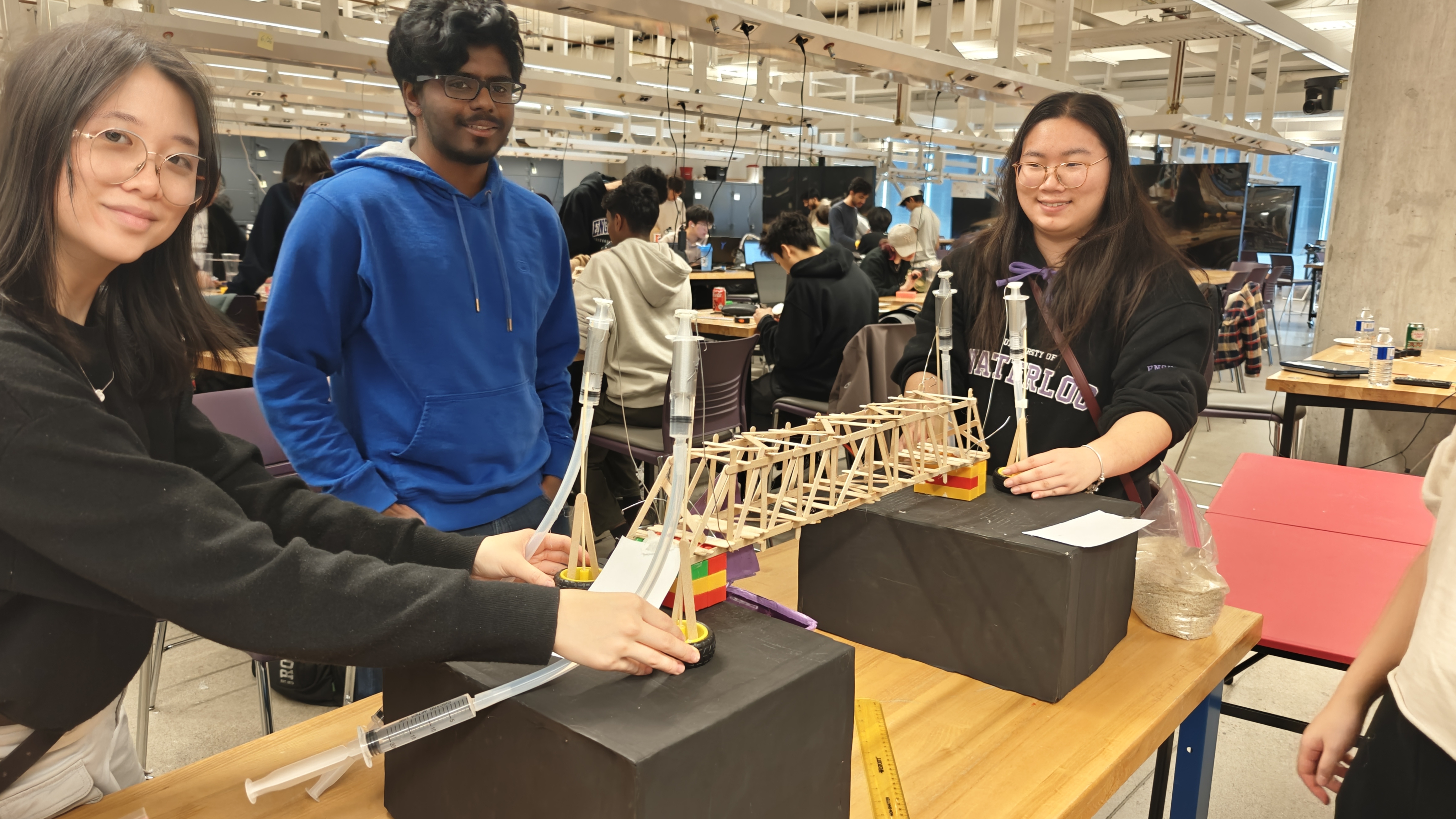 students in engineering design competition